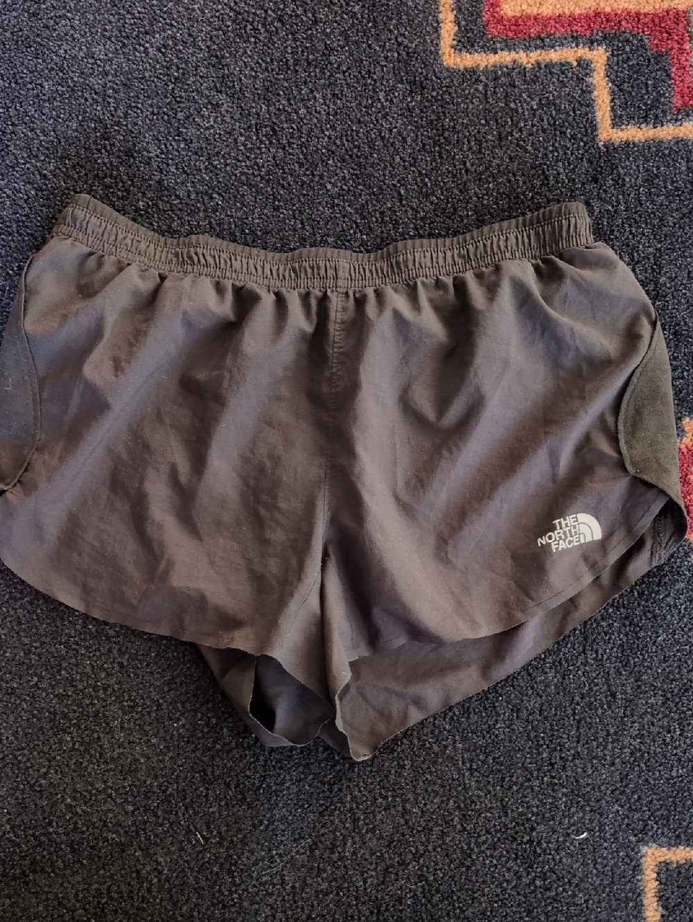 The North Face Women's Black Athletic Shorts with Logo